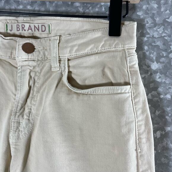 J Brand Gigi Muslin Cropped Flare Khaki Pants - Size 25 - Japanese Luxe Twill - Picture 3 of 9